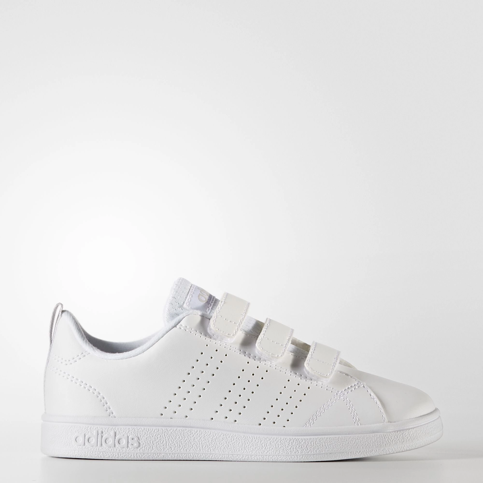 Adidas VS Advantage Clean K Velcro White Shoes