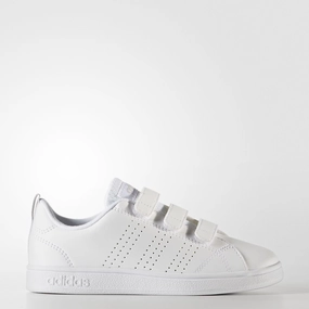 Adidas VS Advantage Clean K Velcro White Shoes