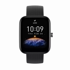 Amazfit W2171US1N Bip 3 Pro Smartwatch, Black