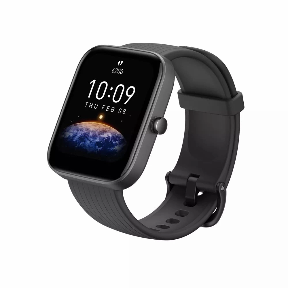 Amazfit W2171US1N Bip 3 Pro Smartwatch, Black