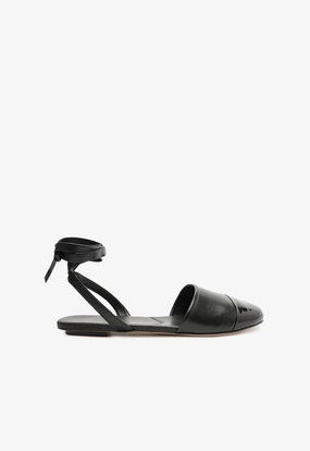 Ariel Leather Flat