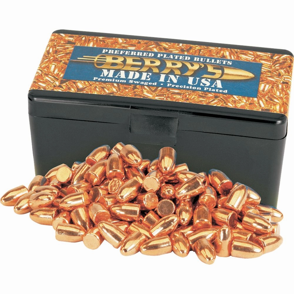 Berry's 68188 Preferred Plated DEWC Pistol Bullets - .38/.357 - 148 Grain