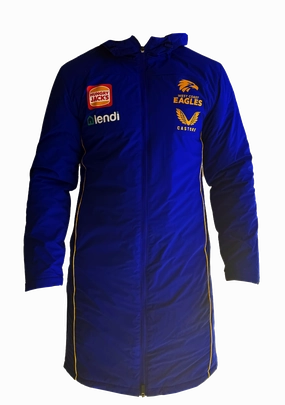 Castore Mens West Coast Eagles Padded Jacket <BR> TM0481