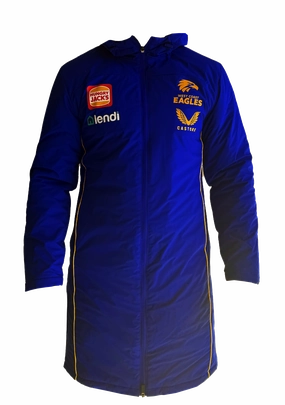 Castore Mens West Coast Eagles Padded Jacket <BR> TM0481