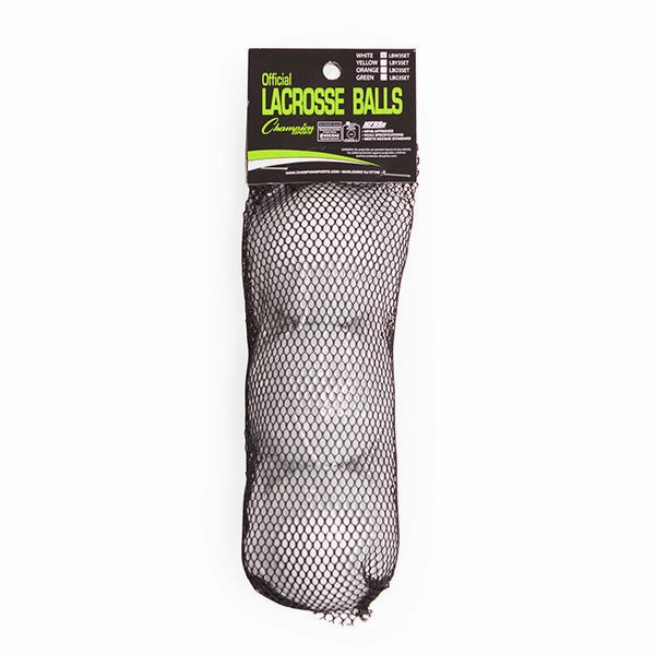 Champion Sports NOCSAE Lacrosse Ball Set of 3