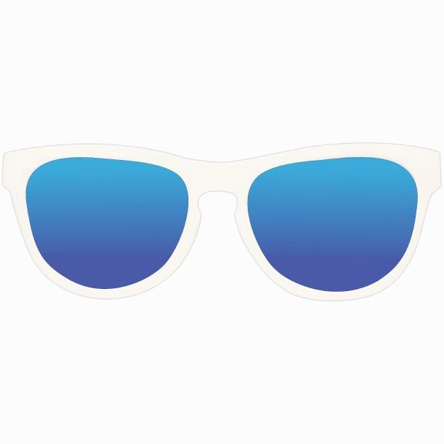 Classic (8-12) White Cloud/Polarized Blue