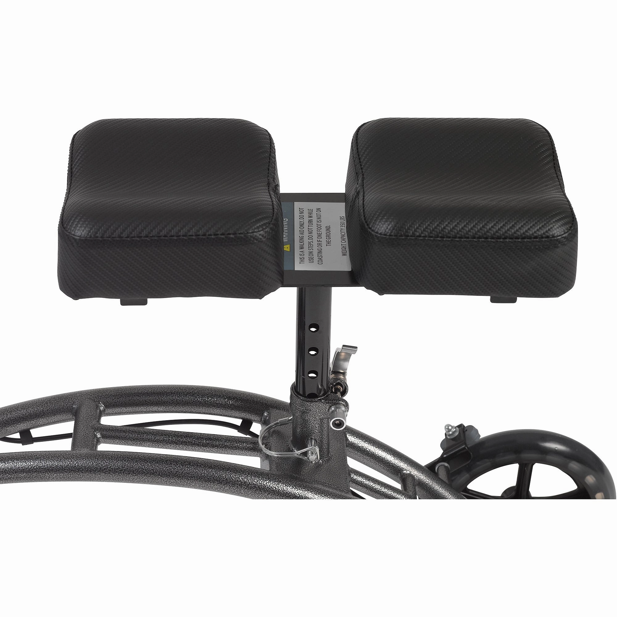Drive Medical Dual Pad Steerable Knee Walker with Basket, Alternative to Crutches