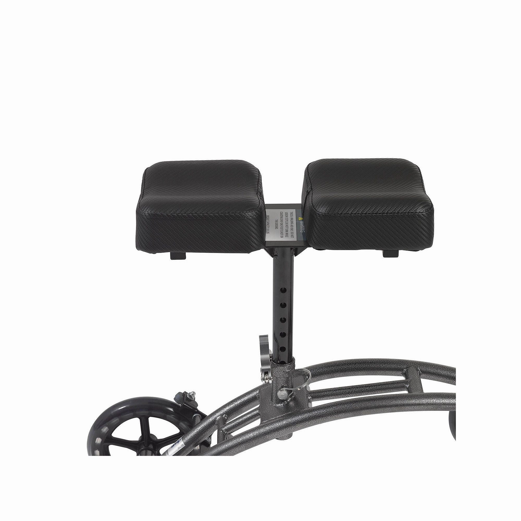 Drive Medical Dual Pad Steerable Knee Walker with Basket, Alternative to Crutches