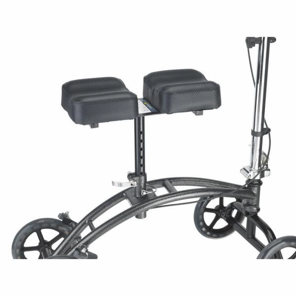 Drive Medical Dual Pad Steerable Knee Walker with Basket, Alternative to Crutches
