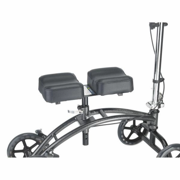 Drive Medical Dual Pad Steerable Knee Walker with Basket, Alternative to Crutches