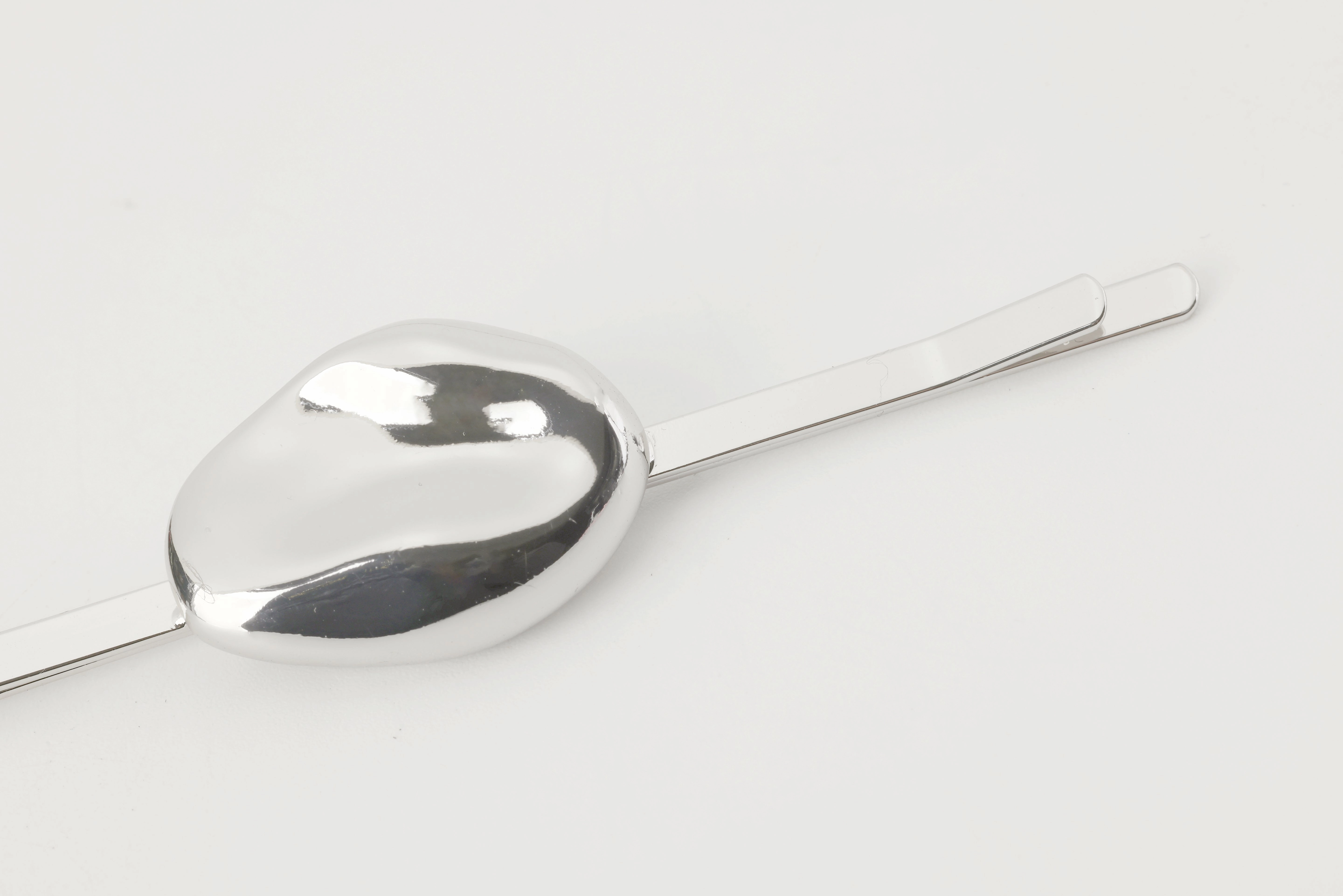 Glamour Distort Hairclip Set With Faux Pearl