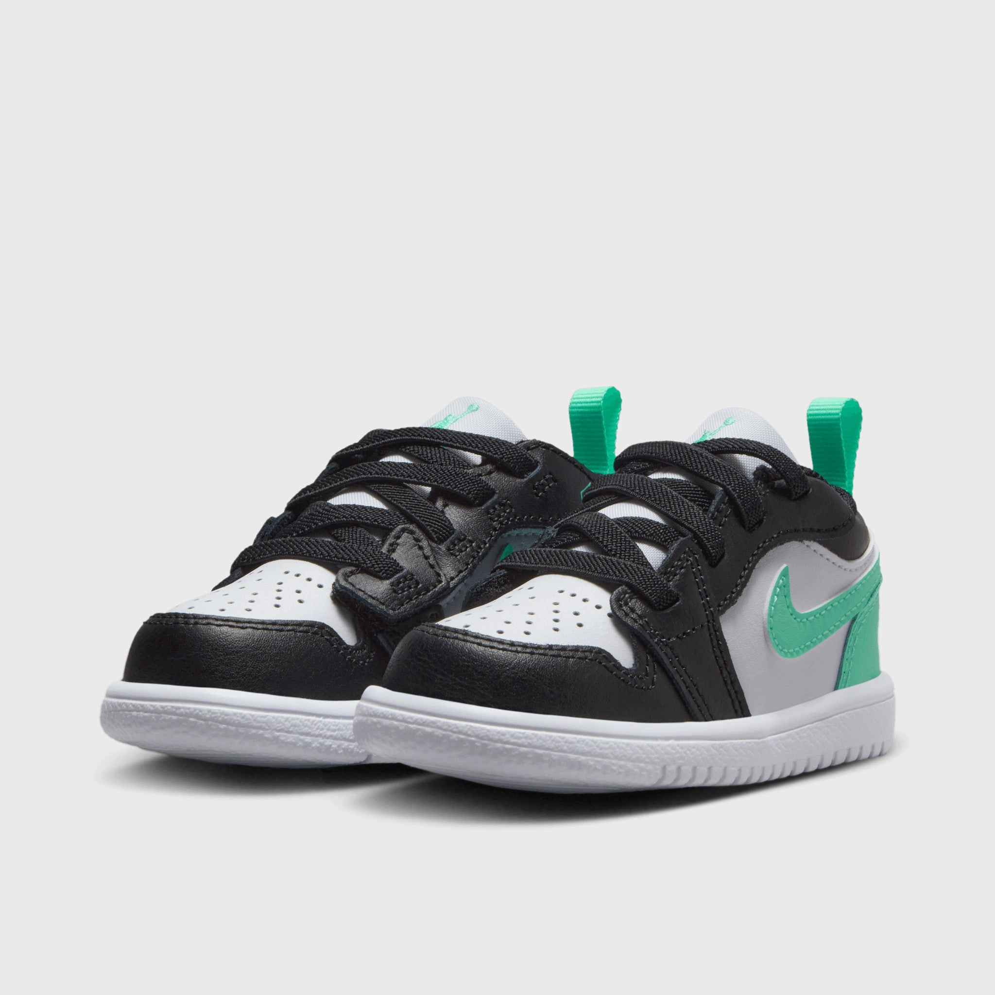 Jordan 1 Low TD White / Black - Green Glow