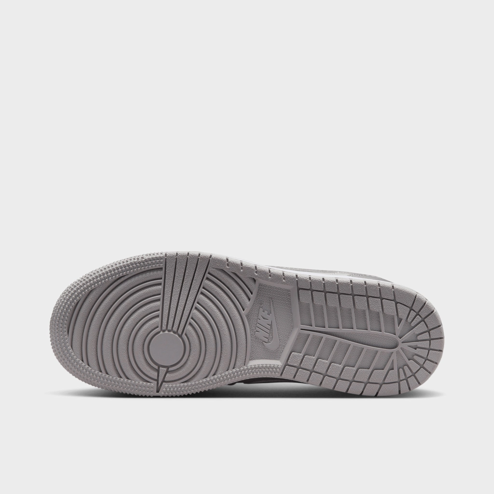 Jordan 1 Retro Low OG GS Neutral Grey / Metallic Silver - White