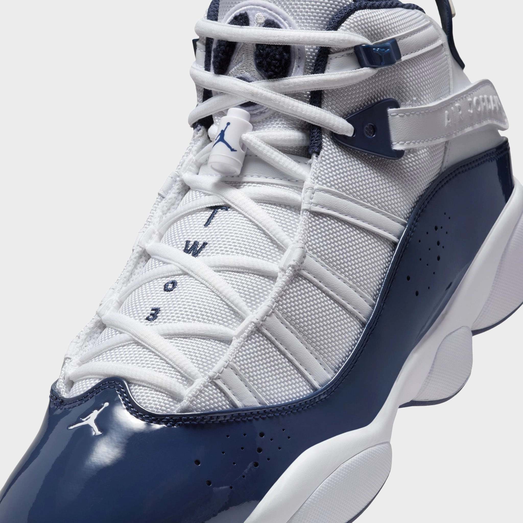 Jordan 6 Rings White / Midnight Navy - Neutral Grey