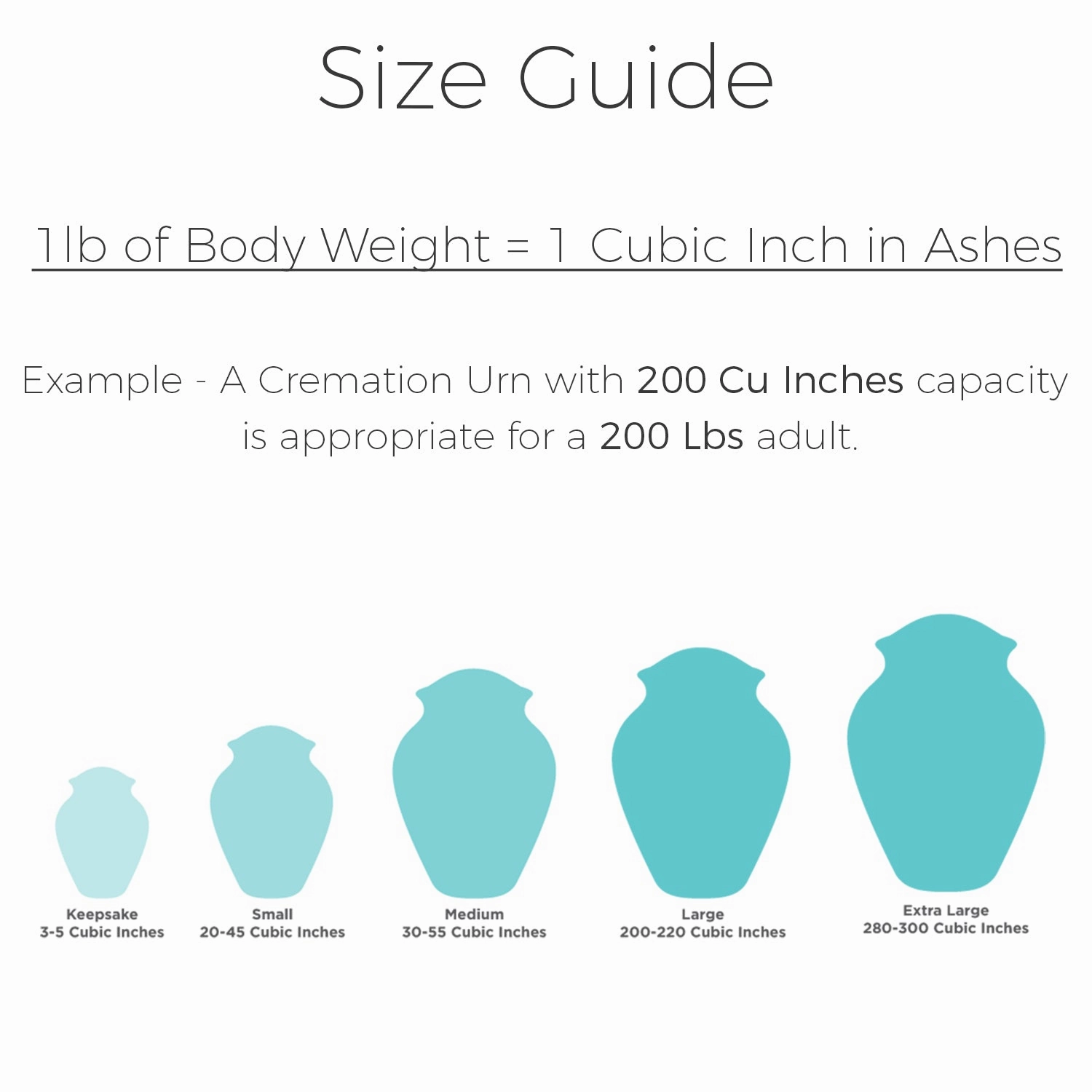 Medium Embrace Teal Horse Cremation Urn