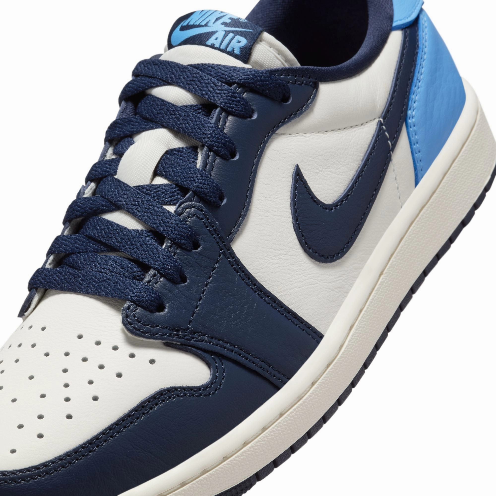 Men's Air Jordan 1 Low OG Obsidian - OBSIDIAN/UNIVERSITY BLUE-SAIL