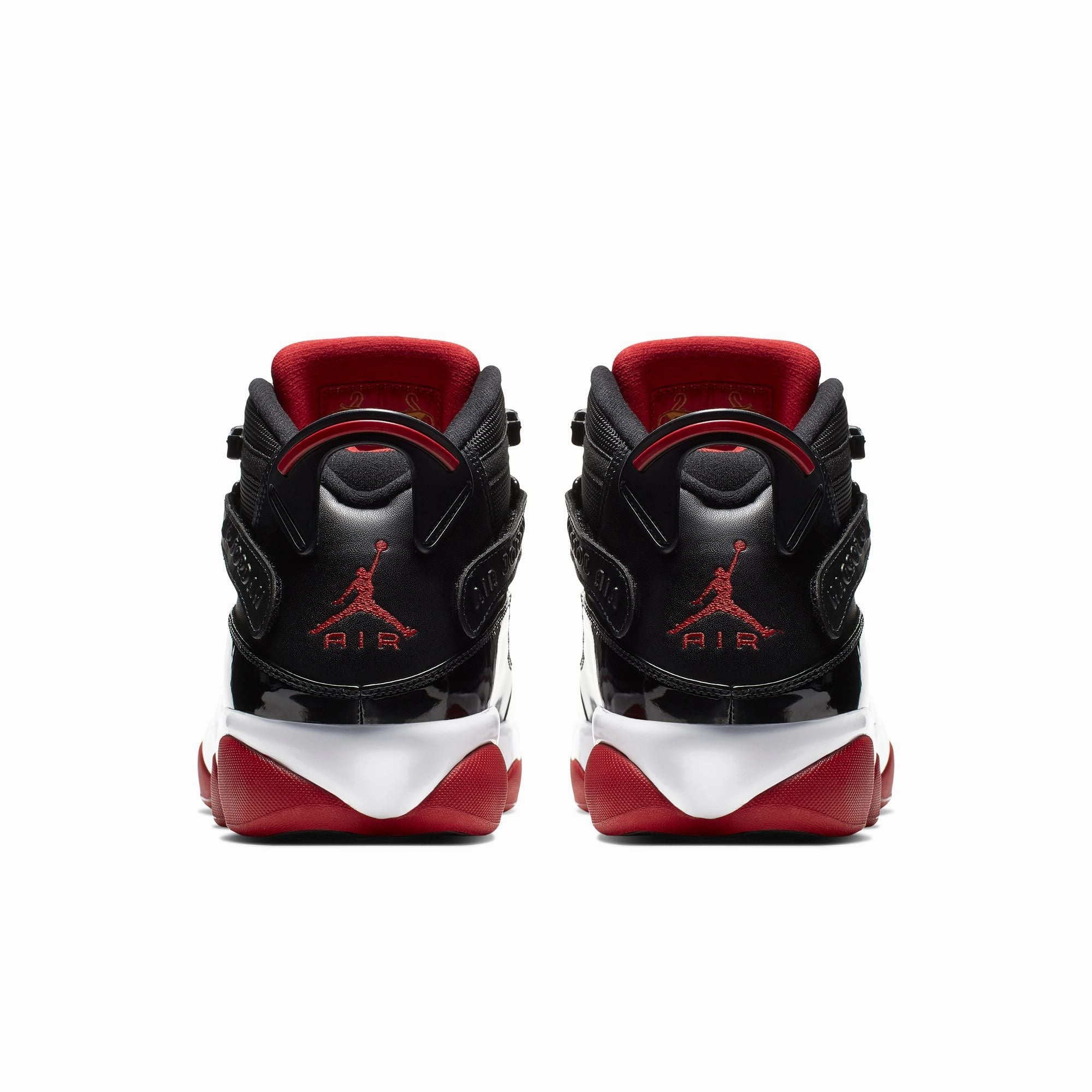 Men's Jordan 6 Rings - BLACK/VARSITY RED-WHITE