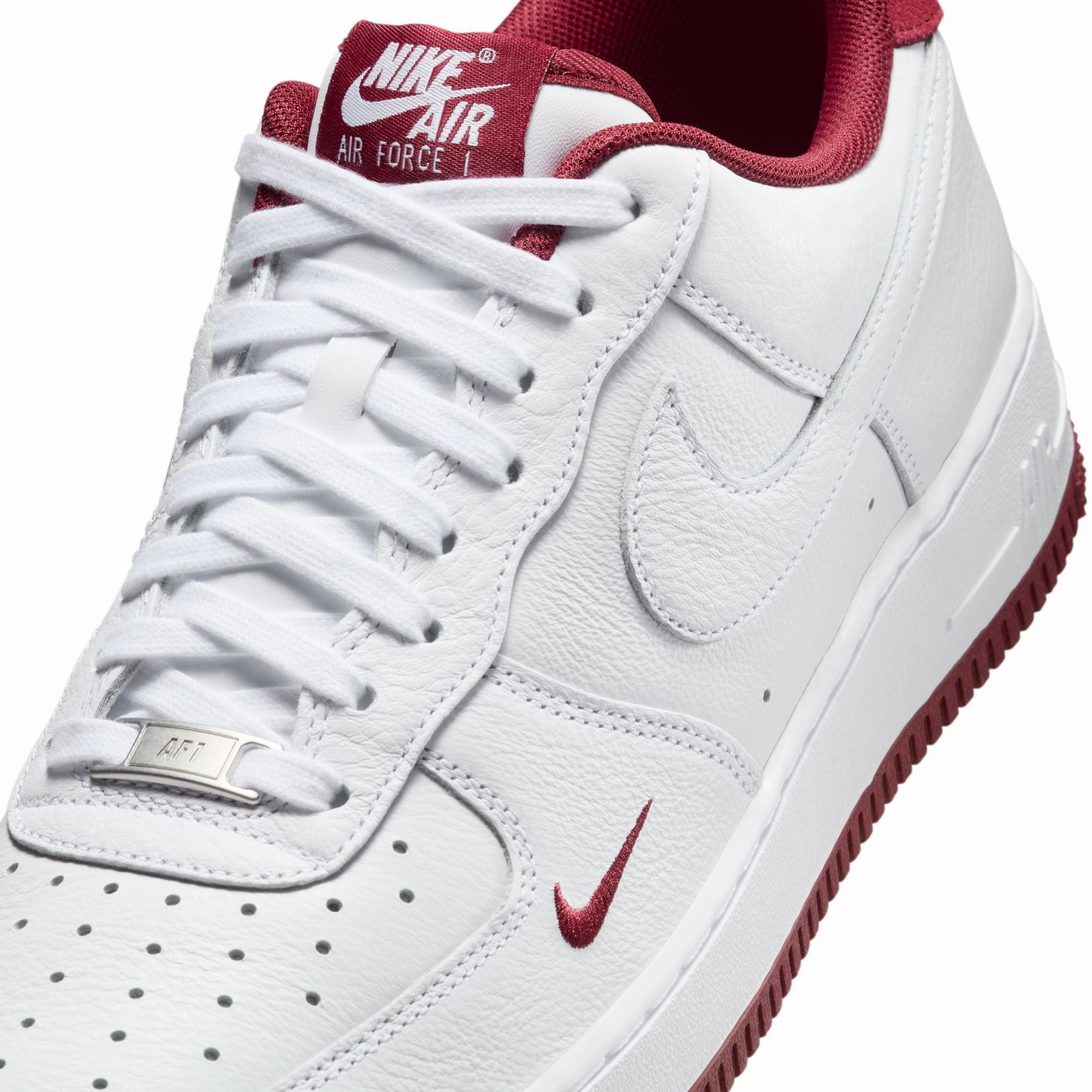 Men's Nike Air Force 1 '07  Lv8 - WHITE/WHITE-TEAM RED