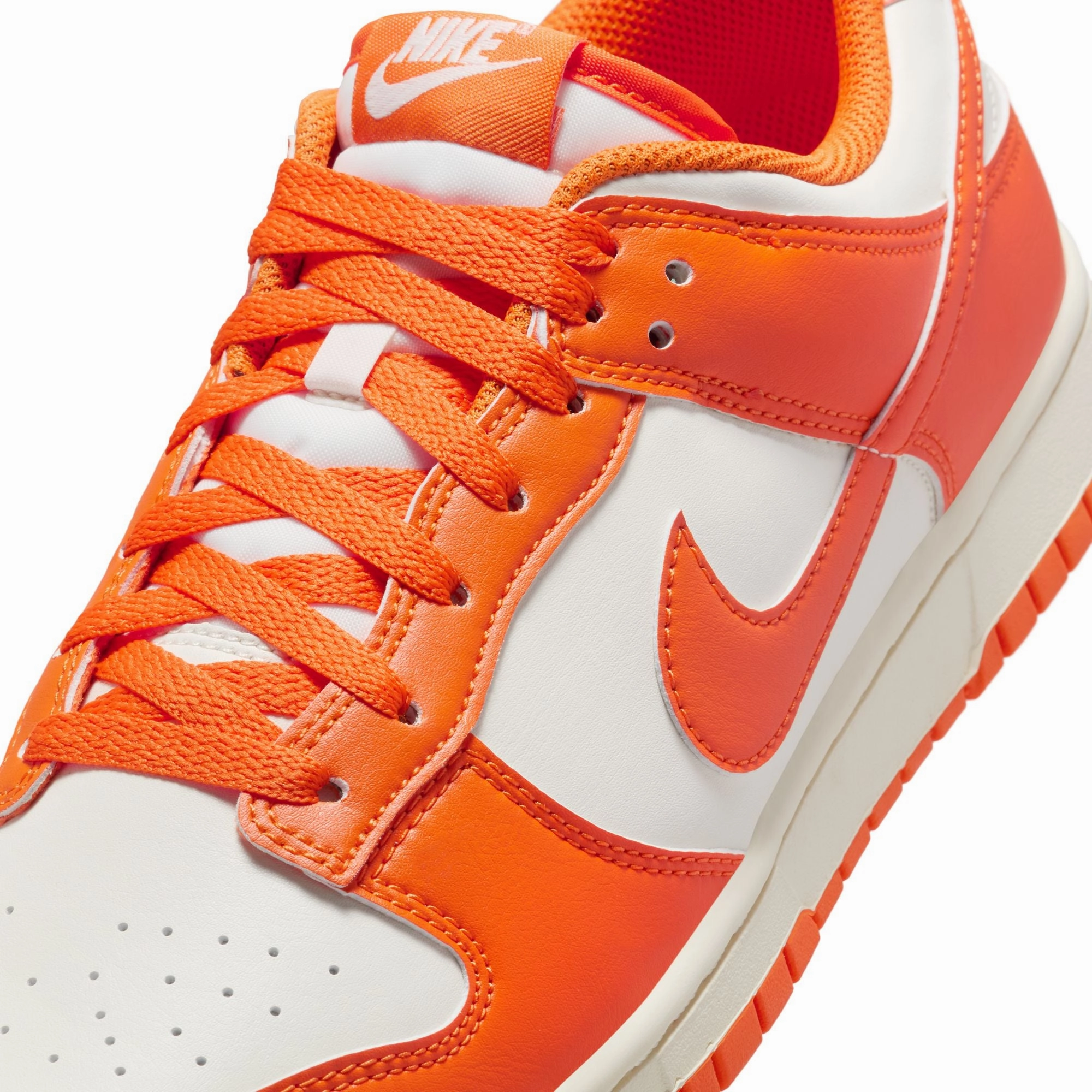Men's Nike Dunk Low Retro - PALE IVORY/SAFETY ORANGE