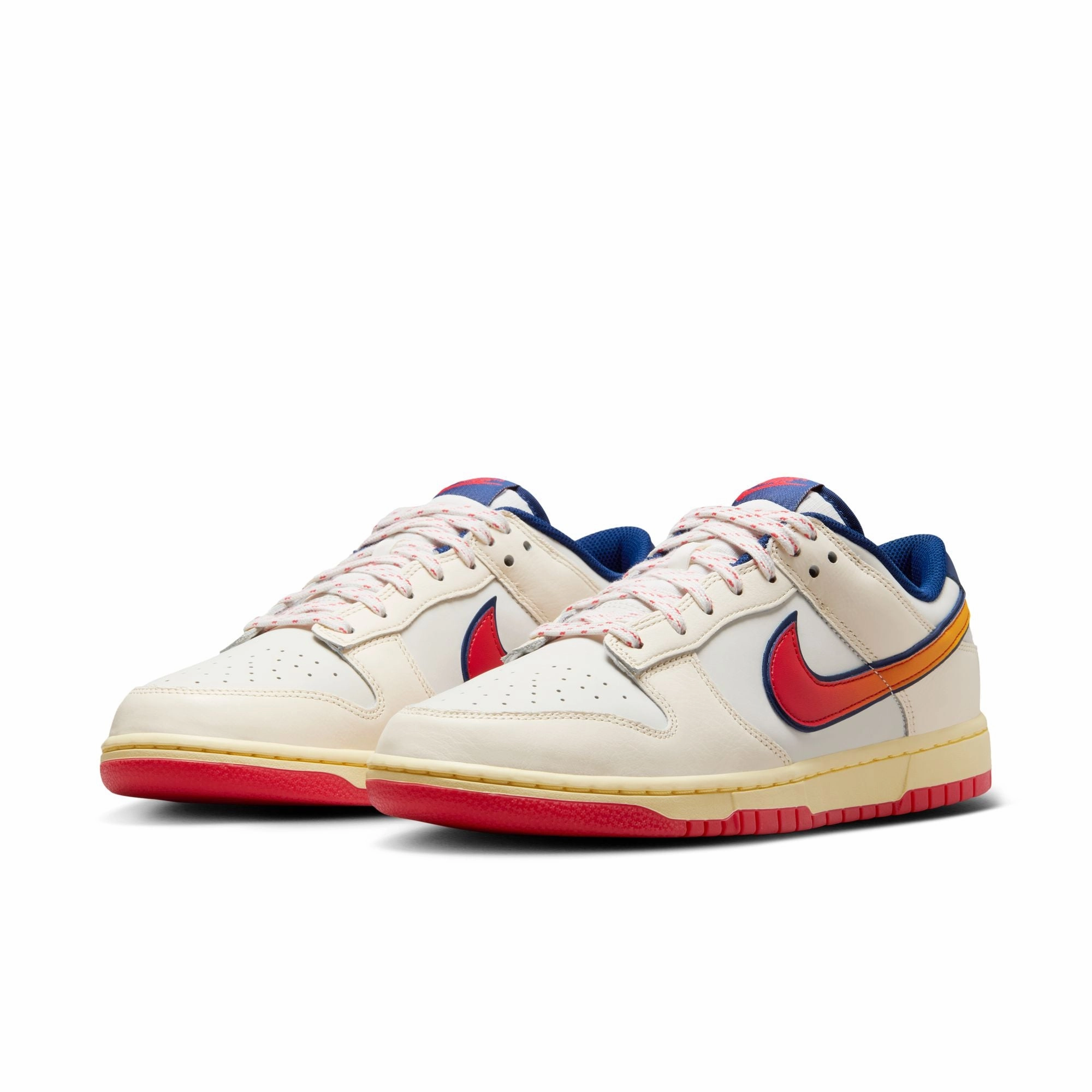 Men's Nike Dunk Low Retro SE - PALE IVORY/LT CRIMSON-SAIL