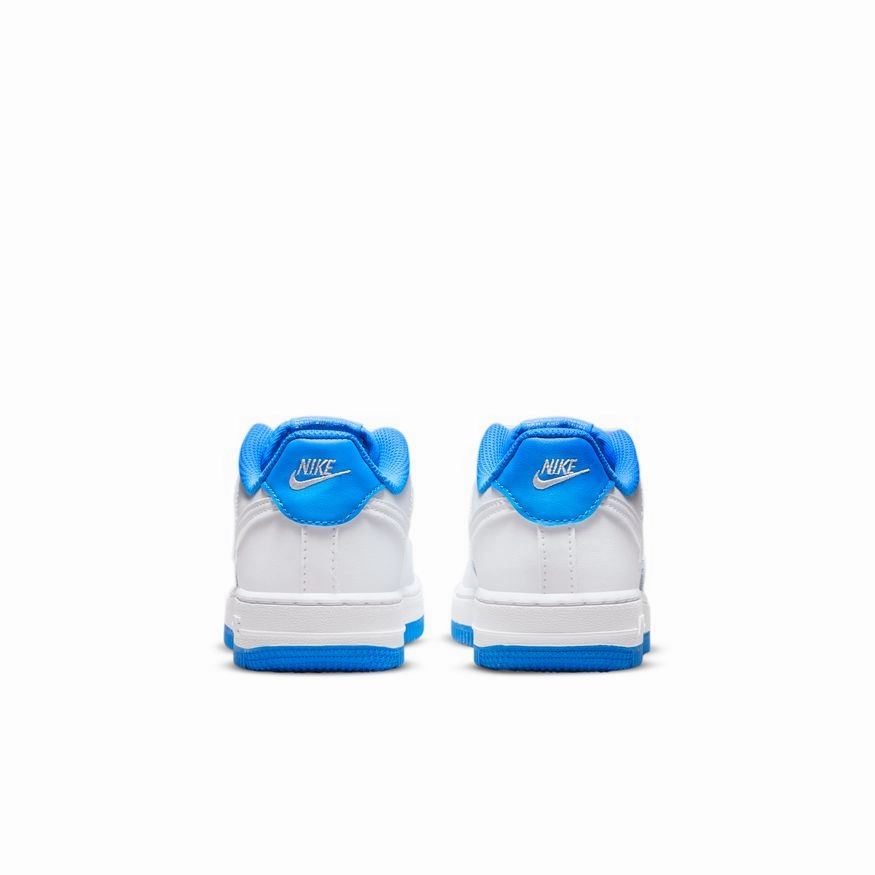 Nike Force 1 ESS (PS) - WHITE/WHITE-LT PHOTO BLUE