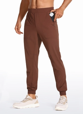 Quick Dry Workout Joggers 29''- Zip Pockets