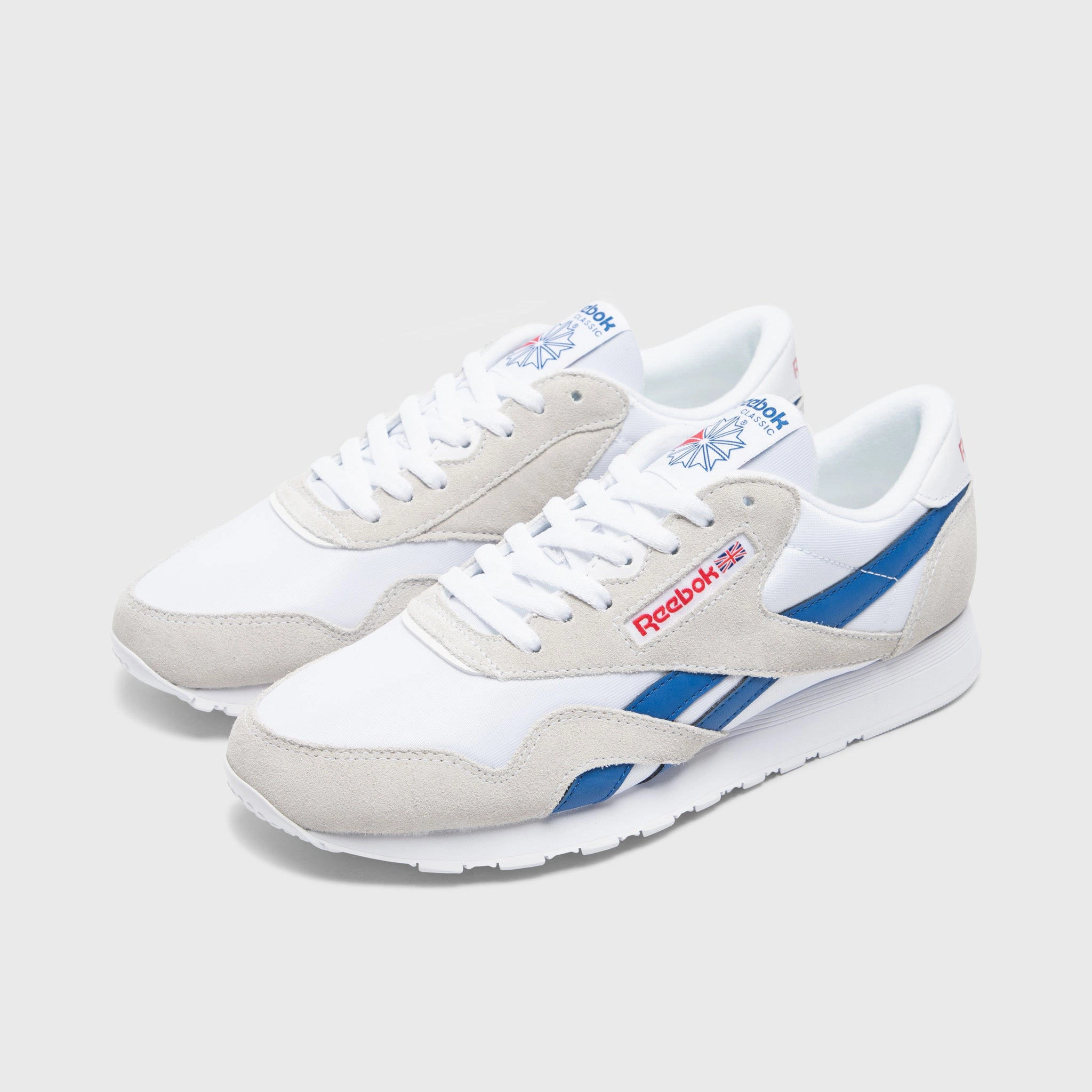 Reebok Classic Nylon White / Vector Blue - Vector Red
