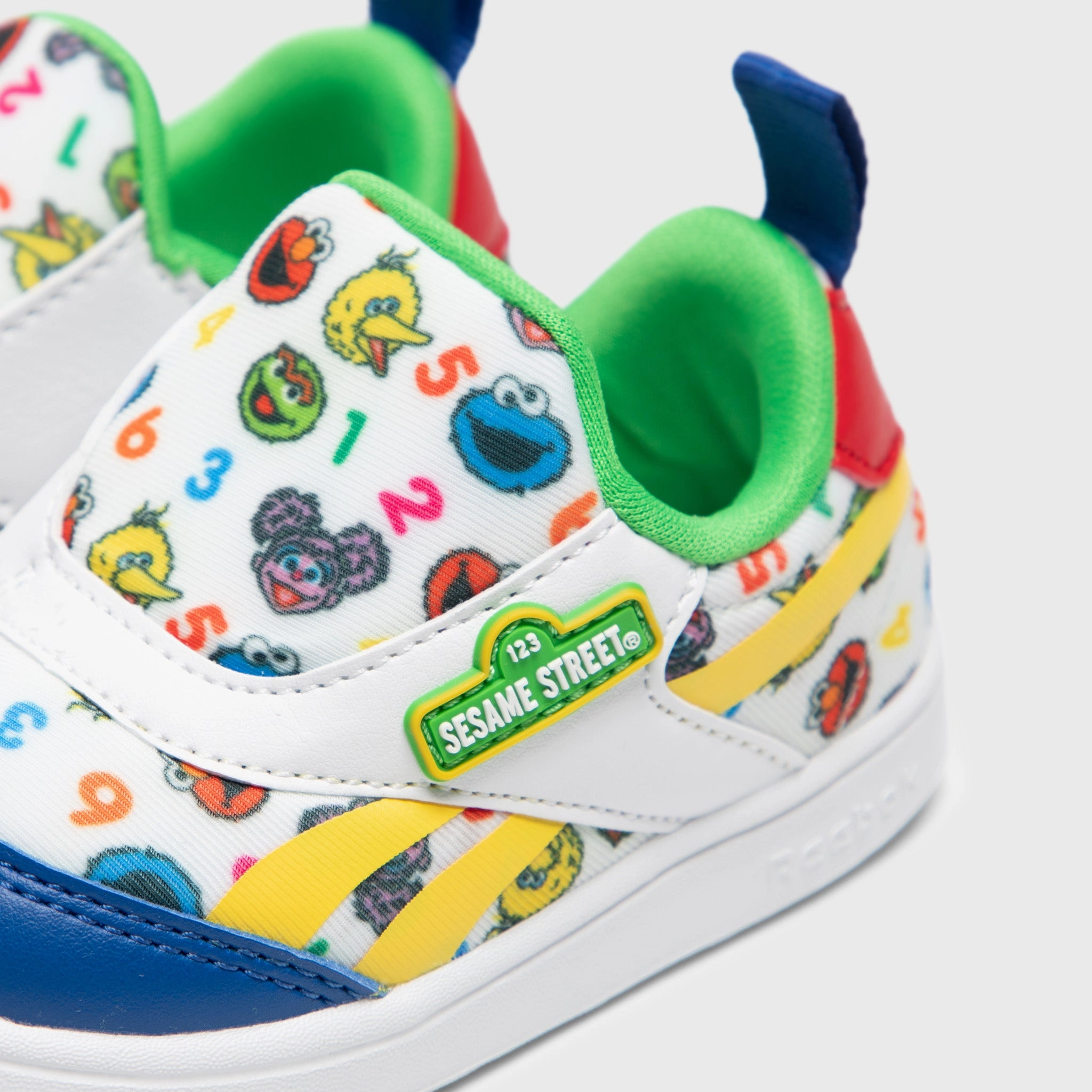 Reebok x Sesame Street Infants' Club C Slip-On White / Yellow - Green