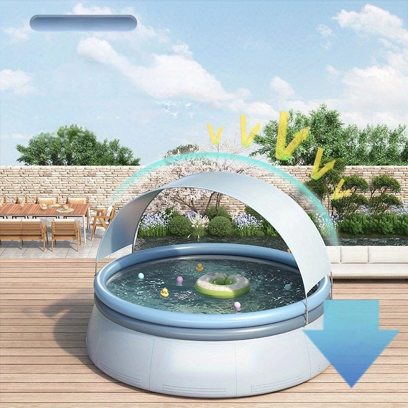 Streamdale 118.11in*25.98in   outdoor inflatable swimming pool