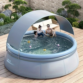 Streamdale 118.11in*25.98in   outdoor inflatable swimming pool