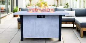 Streamdale 44" Outdoor Patio Propane Gas Fire Pit Table, 50,000 BTU