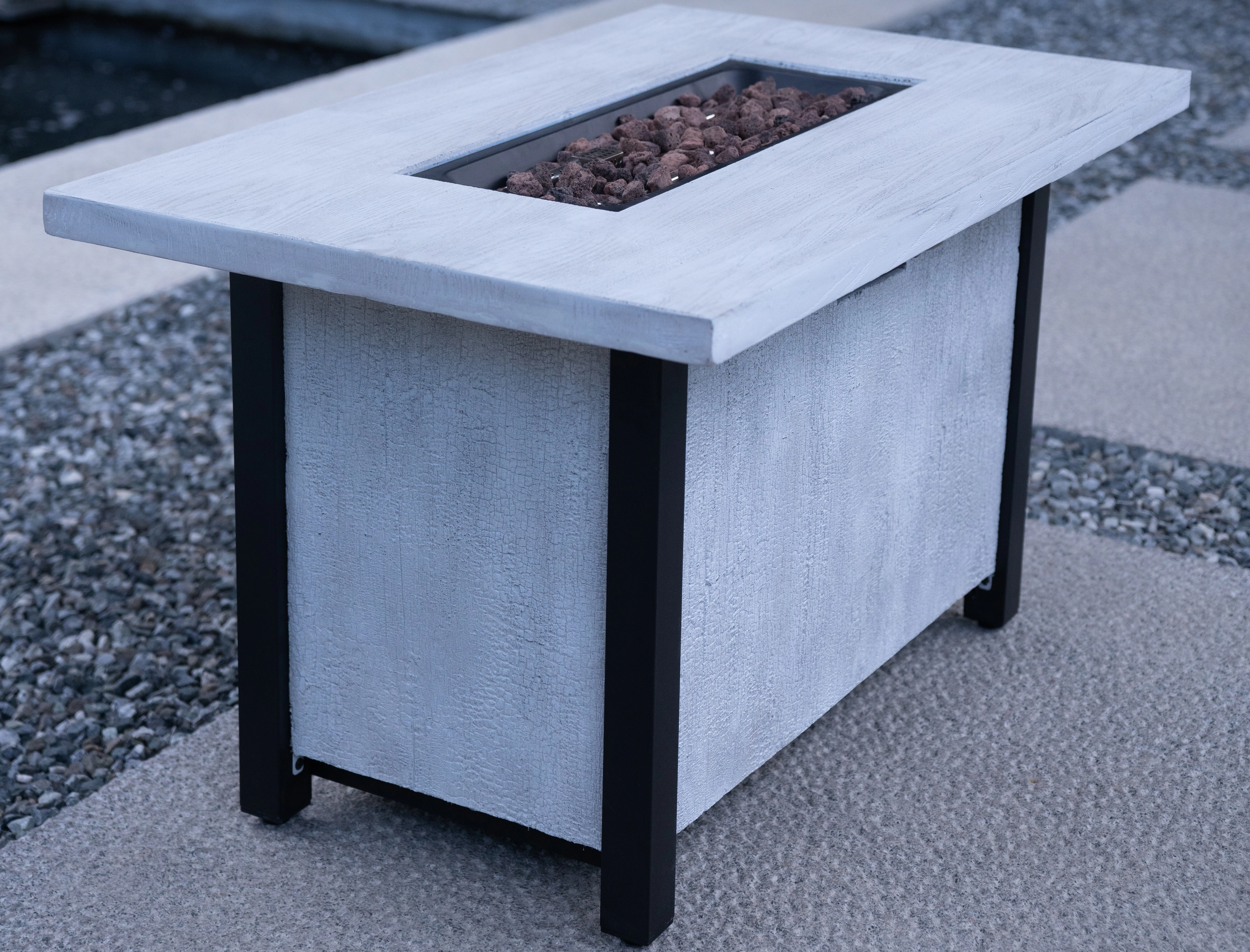Streamdale 44" Outdoor Patio Propane Gas Fire Pit Table, 50,000 BTU