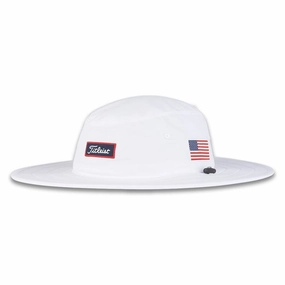 Titleist Charleston Aussie Golf Hat White/Navy/Red - 24 Men