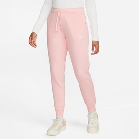 Women's Nike Sportswear Club Fleece - MED SOFT PINK/WHITE
