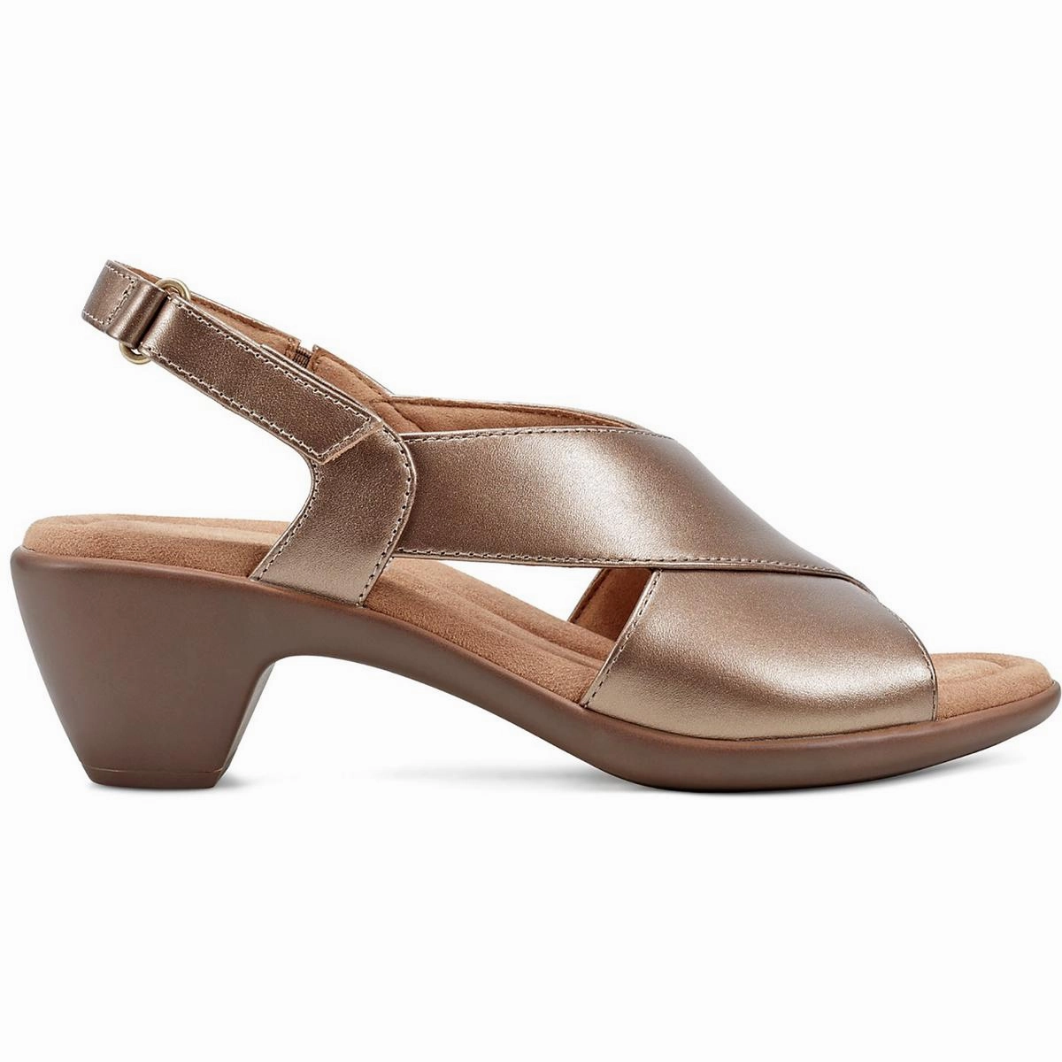 Womens Solid Leather Heels